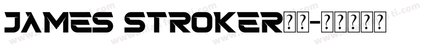 James Stroker字体字体转换